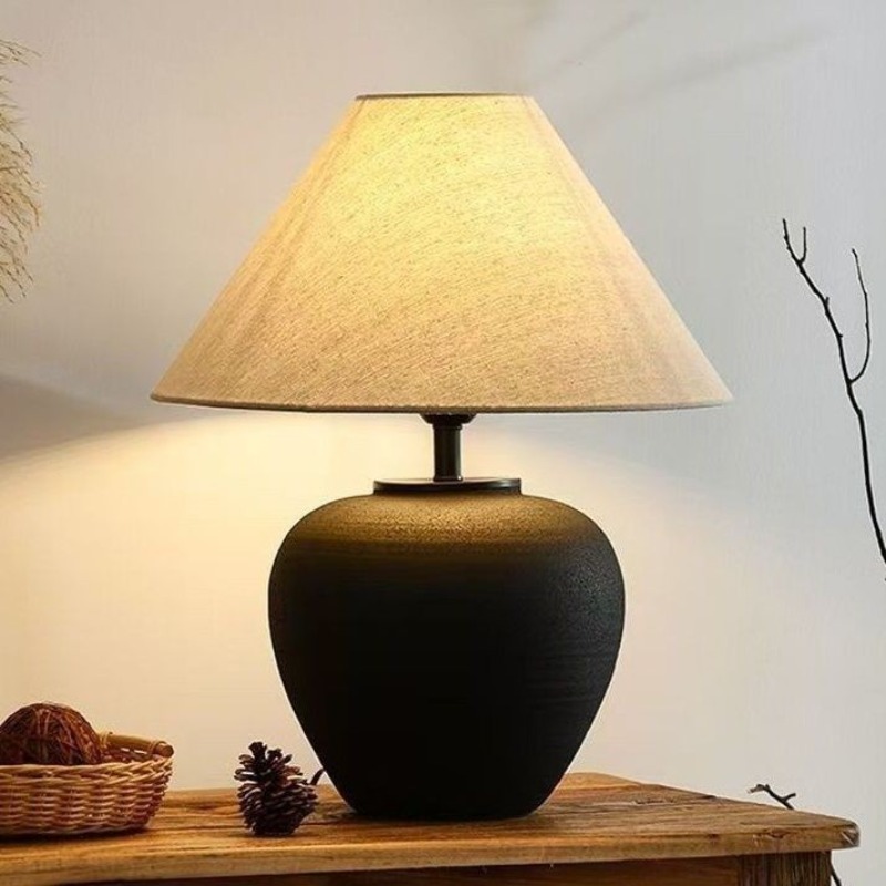 Interior Design Zen Style - โคมไฟตั้งพื้นเซรามิกสไตล์วาบิซาบิแบบญี่ปุ่น ดีไซน์เนอร์สไตล์ สำหรับห้องน้ำชา ห้องนั่งเล่นสไตล์เซน โฮมสเตย์ โรงแรม