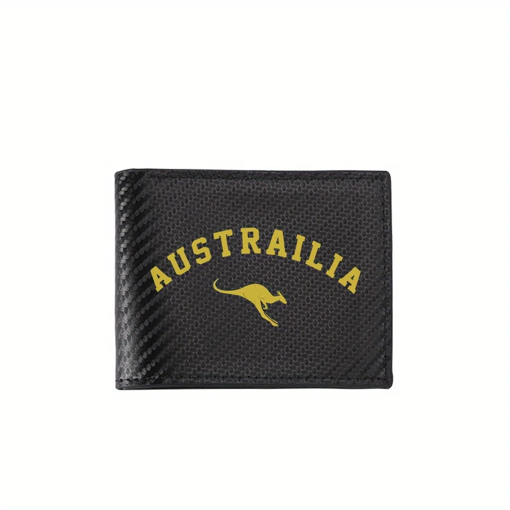 Interior Design Australia - กระเป๋าสตางค์ผู้ชายลายจิงโจ้กระโดดจากออสเตรเลีย ดีไซน์เรียบง่าย สไตล์โมเดิร์น ทันสมัย พิมพ์ลายสวยงาม เหมาะเป็นของขวัญสำหรับคุณพ่อหรือแฟน