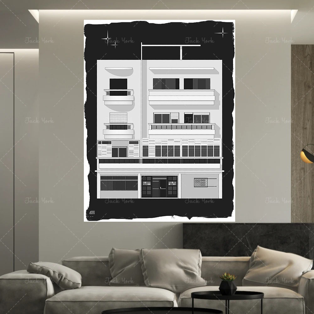 Interior Design York - Bauhaus เทลอาวีฟพิมพ์ | โมเดิร์น | พิมพ์พิมพ์