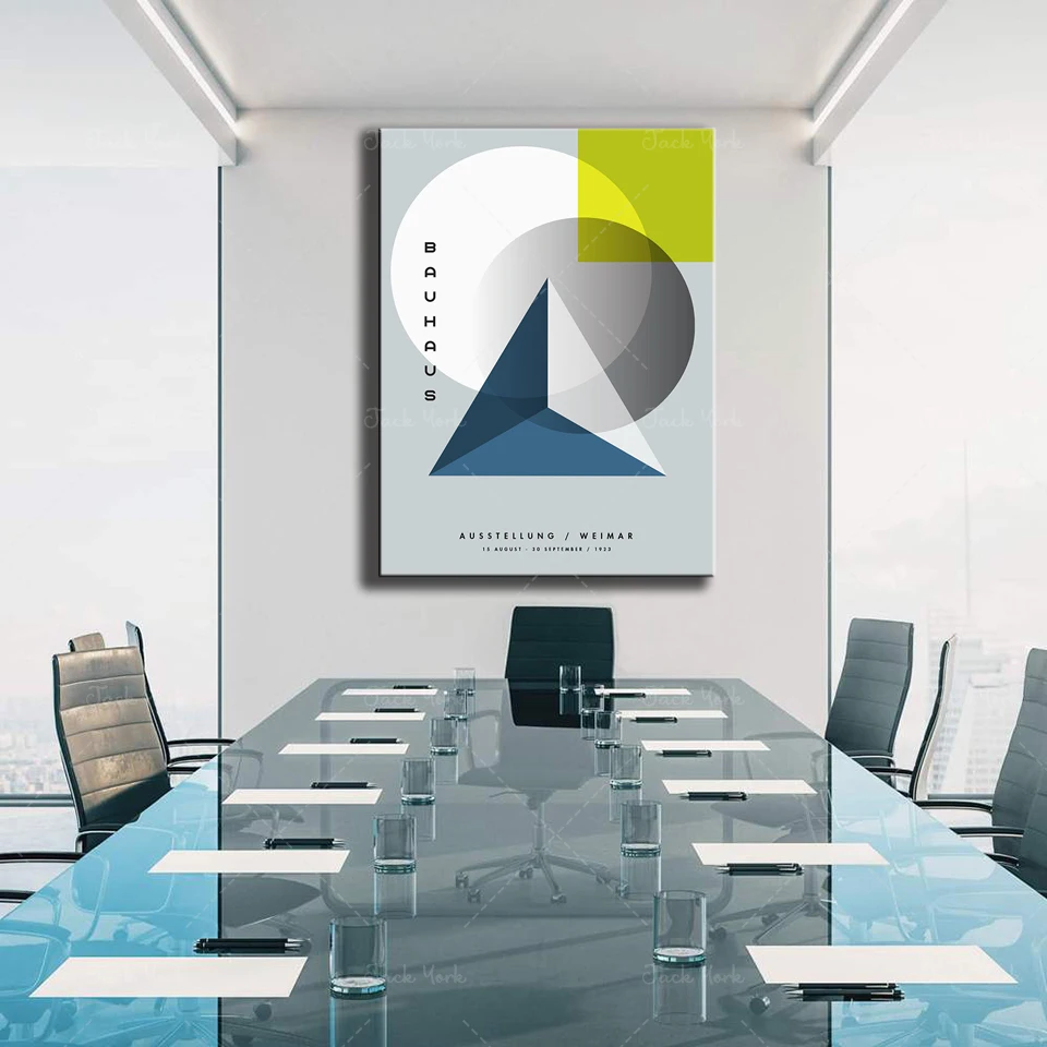 Bauhaus Weimar นิทรรศการโปสเตอ - Interior Design York บทวิจารณ์และราคา