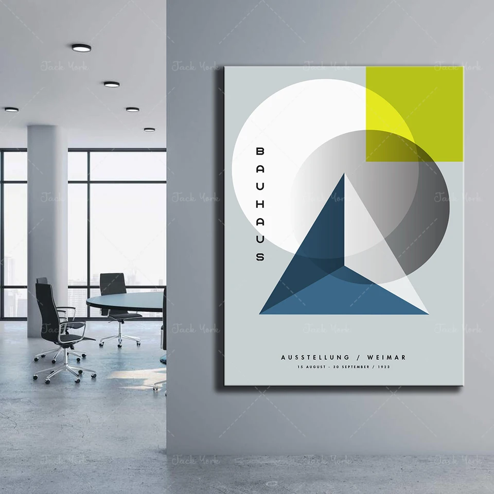 Bauhaus Weimar นิทรรศการโปสเตอ - Interior Design York บทวิจารณ์และราคา