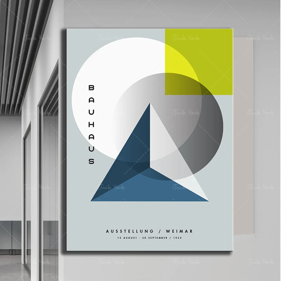 Bauhaus Weimar นิทรรศการโปสเตอ - Interior Design York บทวิจารณ์และราคา