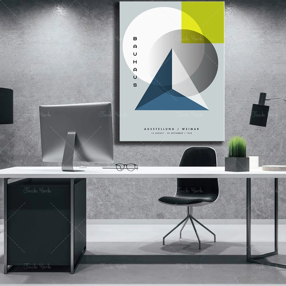 Bauhaus Weimar นิทรรศการโปสเตอ - Interior Design York บทวิจารณ์และราคา