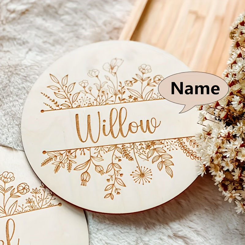 ป้ายชื่อสลักลายดอกไม้แบบส่วนตั - Interior Design Names บทวิจารณ์และราคา