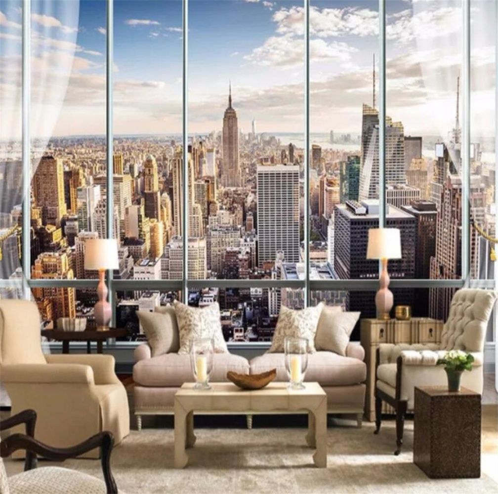 New York Sunrise 3D หน้าต่าง C - Interior Design York บทวิจารณ์และราคา
