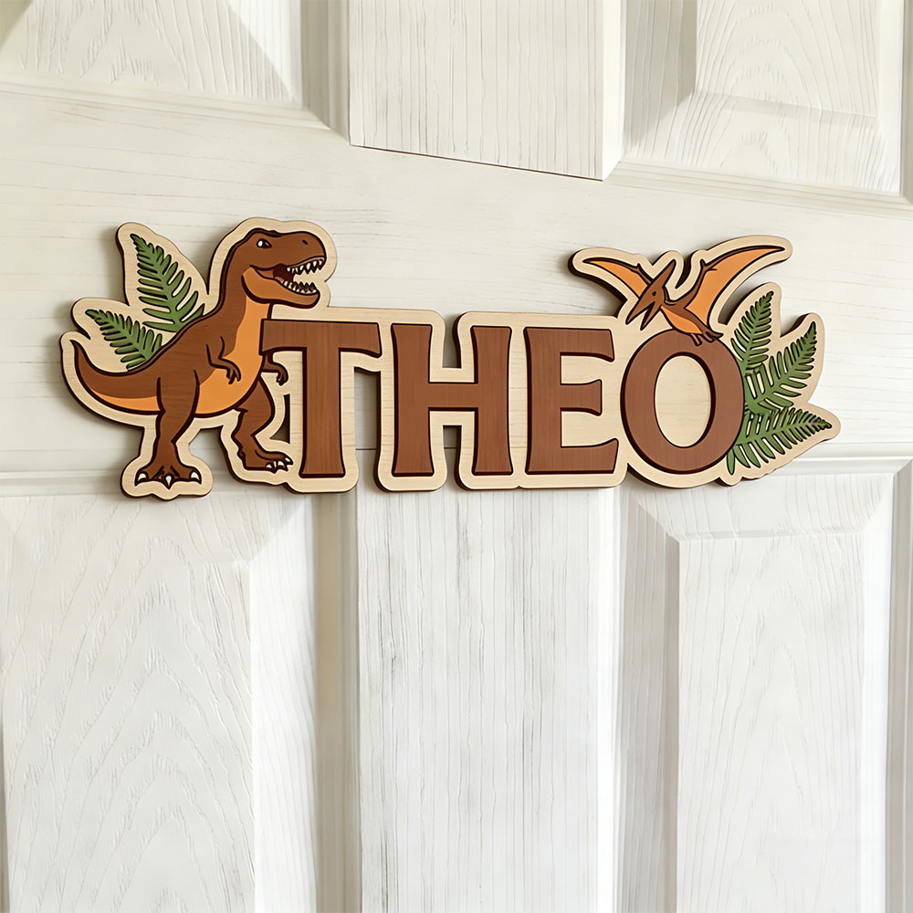 ป้ายชื่อไดโนเสาร์แบบกำหนดเองสำ - Interior Design Names บทวิจารณ์และราคา