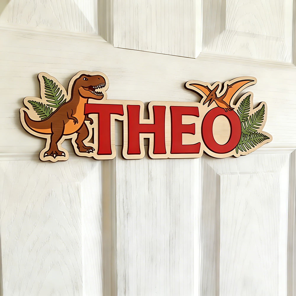 ป้ายชื่อไดโนเสาร์แบบกำหนดเองสำ - Interior Design Names บทวิจารณ์และราคา