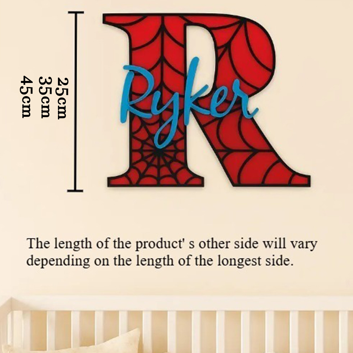 ป้ายแขวนชื่อแบบส่วนตัวลายใยแมง - Interior Design Names บทวิจารณ์และราคา