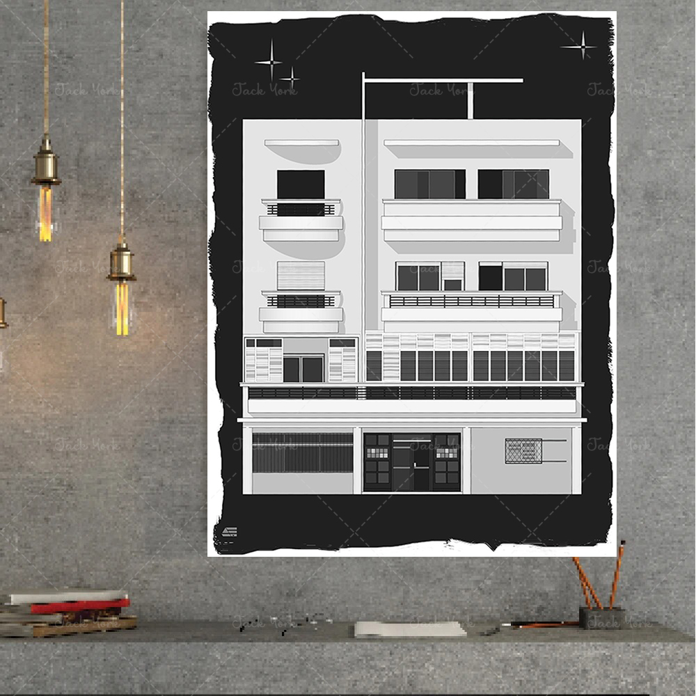 Bauhaus เทลอาวีฟพิมพ์ | โมเดิร - Interior Design York บทวิจารณ์และราคา